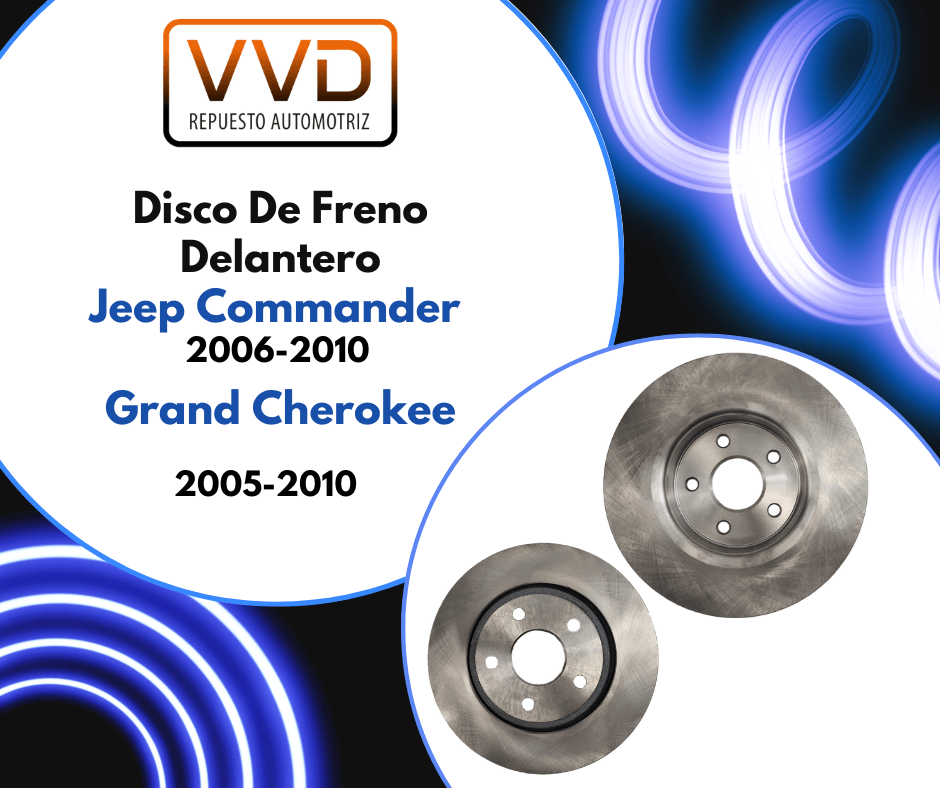 JUEGO DISCOS DE FRENO DELANTERO JEEP COMMANDER 2006/2010 GRAND CHEROKEE 2005/20103
