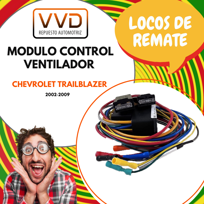 MODULO CONTROL VENTILADOR CHEVROLET TRAILBLAZER 2002/20091