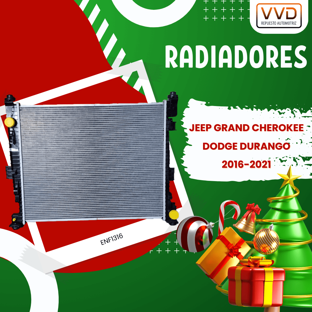 RADIADOR 3.6 DODGE DURANGO 2016/2020 JEEP GRAND CHEROKEE 2016/20222