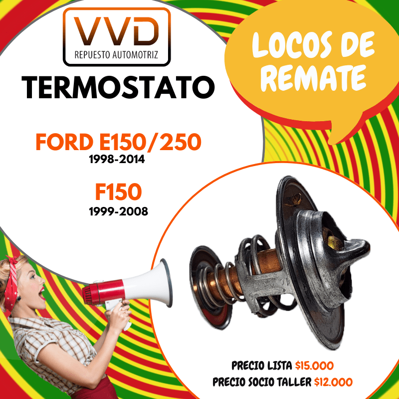 TERMOSTATO FORD E-100 E-250 1998/2014 F-150 1999/20081