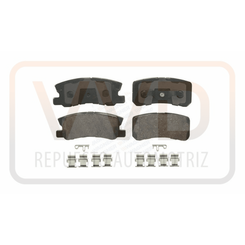PASTILLAS FRENO TRASERO (DISCO 302 MM) JEEP COMPASS 2.0 2007/20171