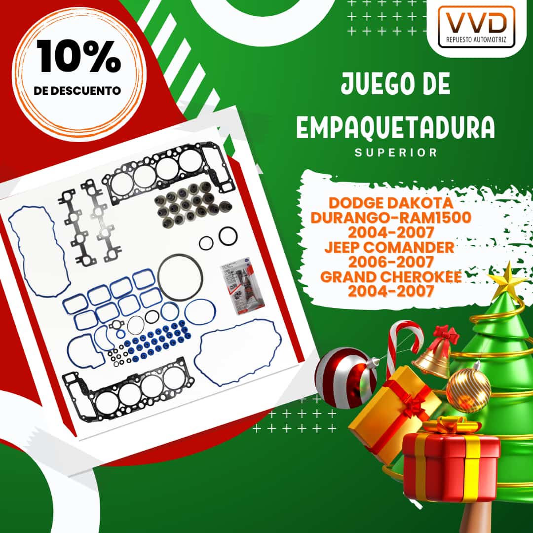 JUEGO EMPAQUETADURA SUP. 4.7 DODGE DAKOTA DURANGO RAM 1500 2004/2007 JEEP COMMANDER 2006/2007 GRAND2
