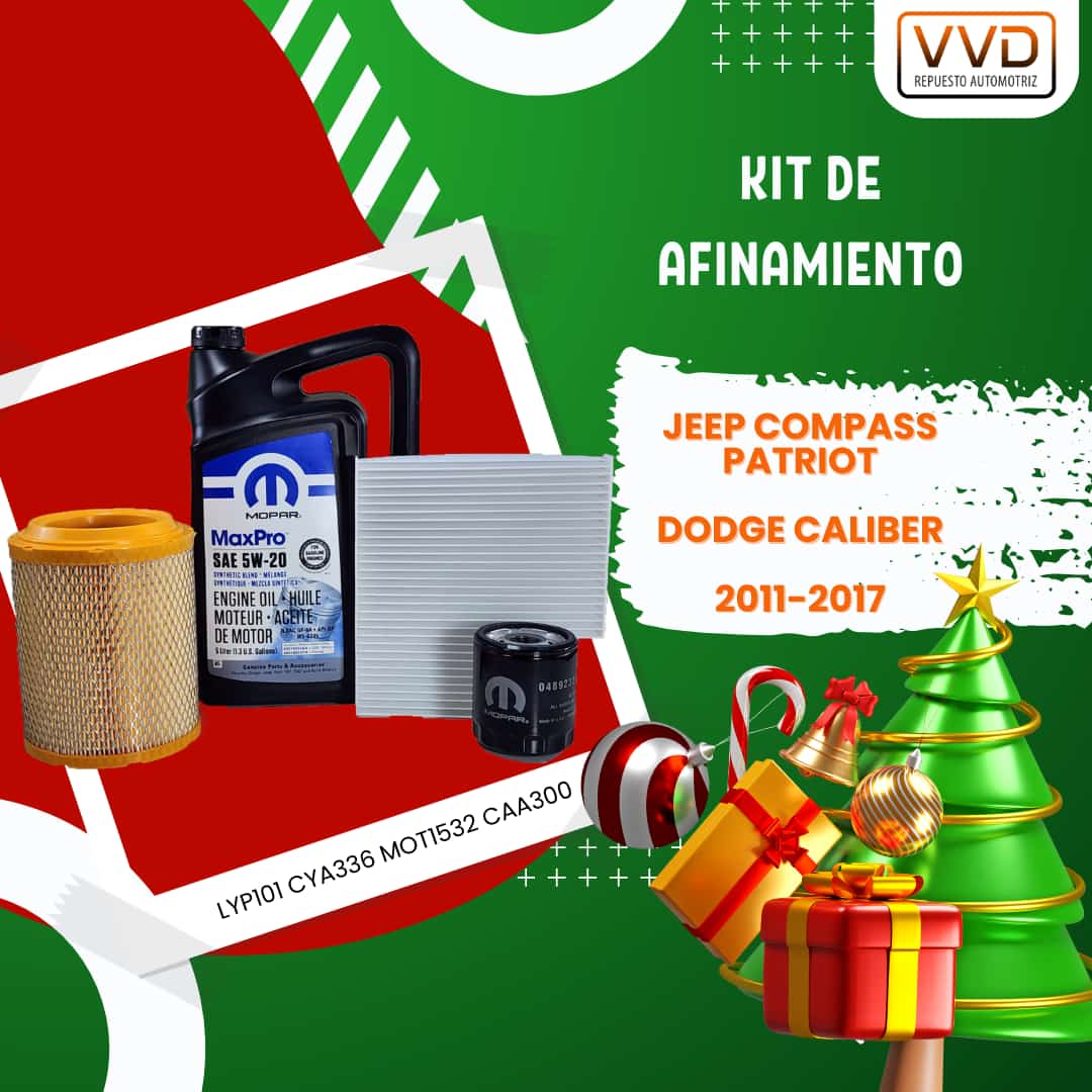 KIT MANTENCION DODGE CALIBER 2007/2012 JEEP COMPASS - PATRIOT 2007/20171