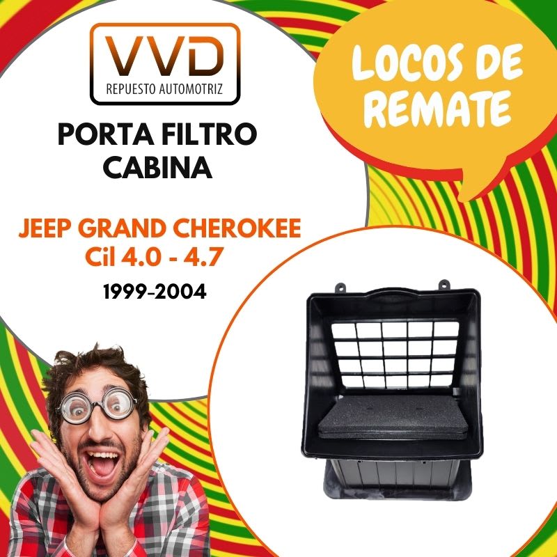 Porta filtro de cabina Jeep Grand Cherokee 1999-20044