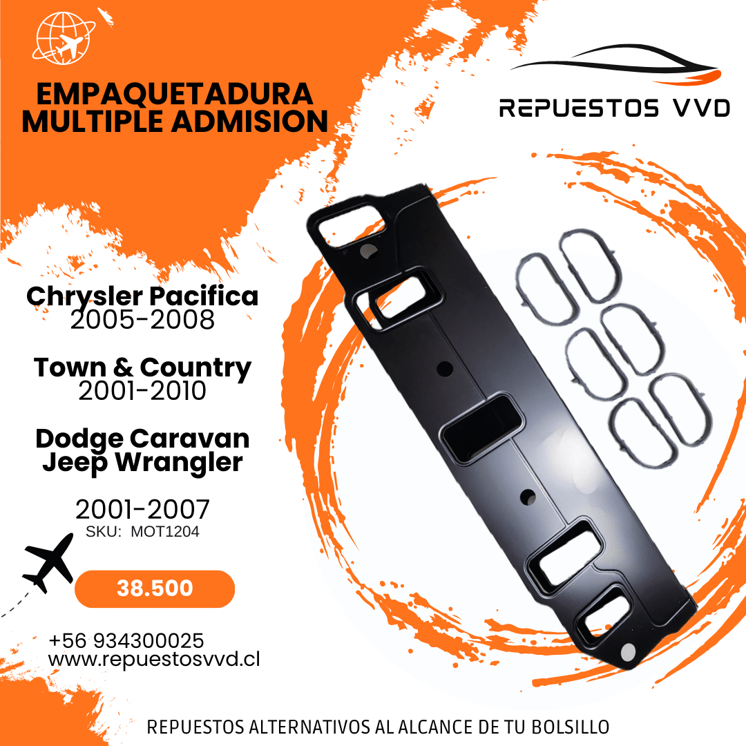 EMP. MULT. ADMISION CHRYSLER PACIFICA 05/08 TOWN & COUNTRY 01/10 DODGE CARAVAN JEEP WRANGLER 01/071
