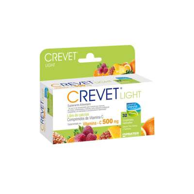 CREVET LIGHT 500MG 32 COMPRIMIDOS MASTICABLES1