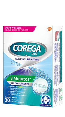 COREGA TABLETAS LIMPIADORAS 30 UNIDADES