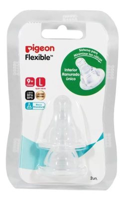 PIGEON CHUPETE MAMADERA BOCA ESTANDAR TALLA L 9+ MESES