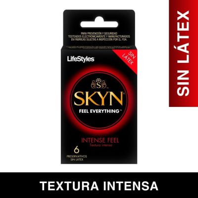 CONDONES LIFESTYLES SKYN INTENSE FEEL 6 UNIDADES
