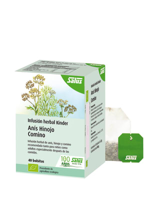 INFUSION HERBAL KINDER (ANIS-HINOJO-COMINO) 40 BOLSAS