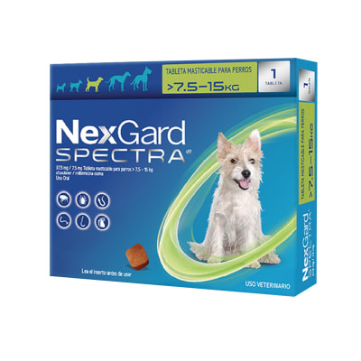 NEXGARD SPECTRA 7,6-15 KILOS 1 COMPRIMIDO