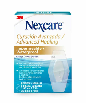 PARCHE NEXCARE IMPERMEABLE CURACION AVANZADA 6 UNIDADES