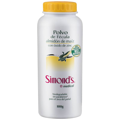 SIMONDS TALCO POLVO DE FECULA 100 G