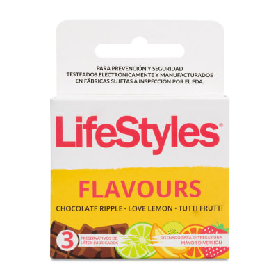 CONDONES LIFESTYLES FLAVOURS 3 UNIDADES