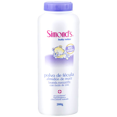 SIMONDS TALCO VEGETAL LAVANDA MANZANILLA 200 G
