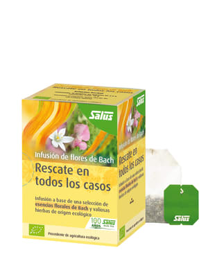 INFUSION FLORES DE BACH RESCATE 15 BOLSAS