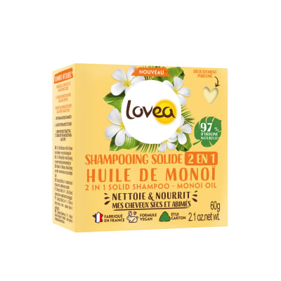 CHAMPU SOLIDO 2 EN 1 ACEITE DE MONOI 60 G