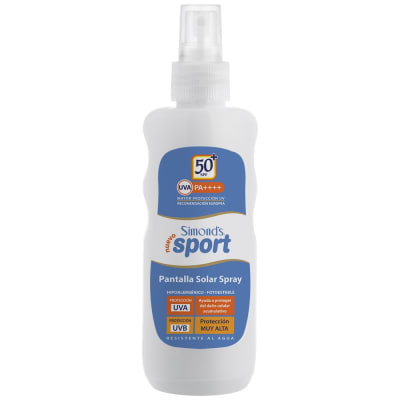 SIMONDS PANTALLA SOLAR SPORT SPRAY FPS50 190 ML