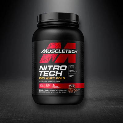 NITROTECH 100% WHEY GOLD DOUBLE RICH CHOCOLATE 2 LB