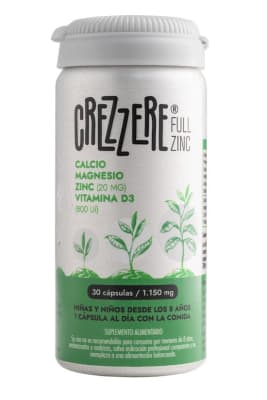 CREZZERE FULL ZINC 30 CAPSULAS