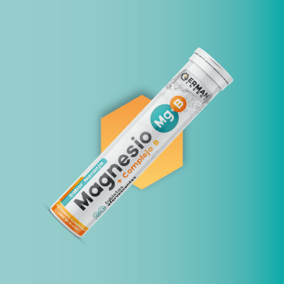MAGNESIO + COMPLEJO B 20 TABLETAS EFERVESCENTES