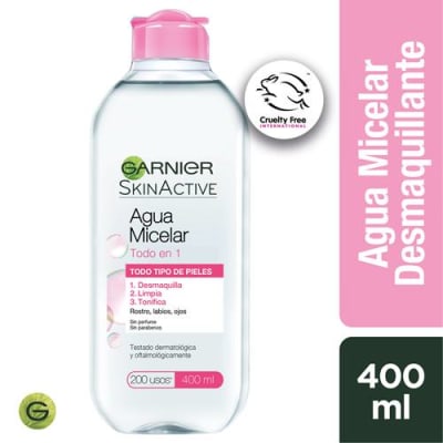GARNIER AGUA MICELAR TODO EN 1 400 ML