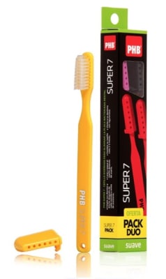 PHB CEPILLO DENTAL SUPER 7 SUAVE PACK DUO