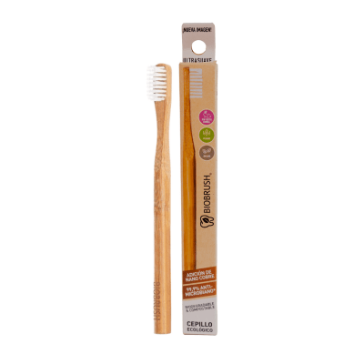 BIOBRUSH CEPILLO DE DIENTES ULTRA SUAVE ADULTO BLANCO