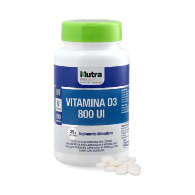 VITAMINA D3 800UI 100 COMPRIMIDOS