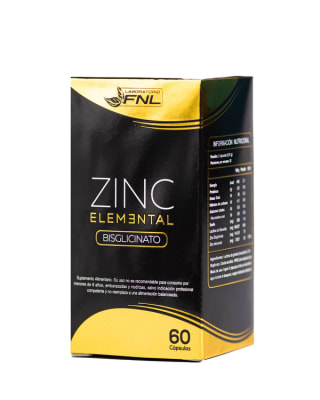 FNL ZINC BISGLICINATO 60 CAPSULAS