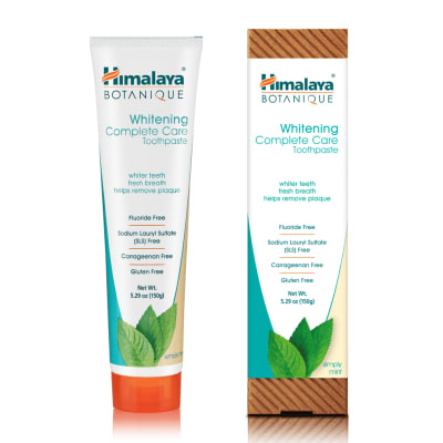 PASTA DENTAL NATURAL HIMALAYA MENTA BLANQUEADORA 150G