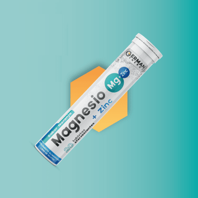 MAGNESIO + ZINC 20 TABLETAS EFERVESCENTES