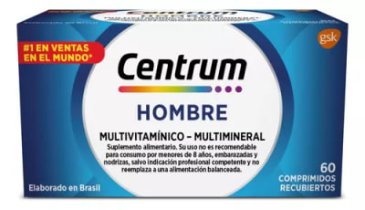 CENTRUM SILVER HOMBRE 60 COMPRIMIDOS