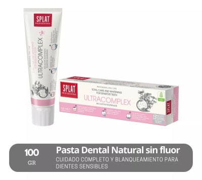 PASTA DENTAL SIN FLUOR SPLAT ULTRACOMPLEX 100 G