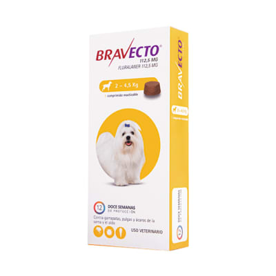 BRAVECTO PARA PERROS 2-4,5 KILOS
