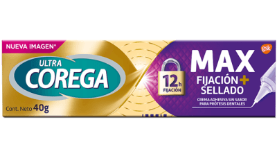 COREGA ULTRA CREMA MAX FIJACION + SELLADO SIN SABOR 40 G