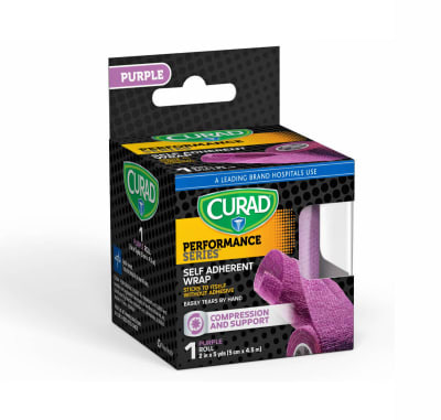 CURAD VENDA AUTO ADHERENTE MORADA 5CM X 4,5M