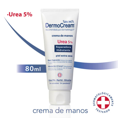 DERMOCREAM CREMA DE MANOS UREA 5% 80 ML1