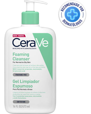 CERAVE GEL LIMPIADOR ESPUMOSO 473ML