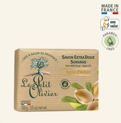 JABON EXTRA SUAVE ARGAN BARRA 100G