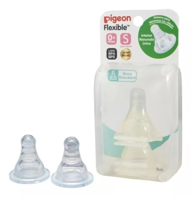 PIGEON CHUPETE MAMADERA BOCA ESTANDAR  TALLA S 0-3 MESES1