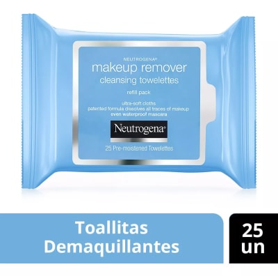 NEUTROGENA TOALLITAS DESMAQUILLANTES 25 UNIDADES
