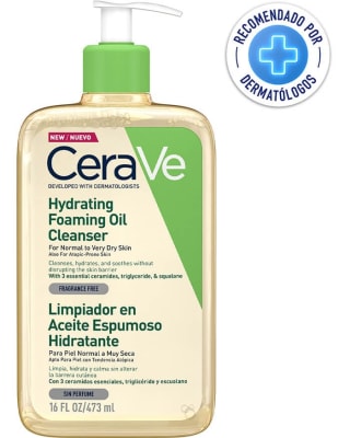 CERAVE LIMPIADOR EN ACEITE ESPUMOSO HIDRATANTE 473ML