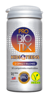 PROBIOTIX KIDS & TEENS 30 COMPRIMIDOS MASTICABLES1