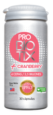 PROBIOTIX + CRANBERRY 30 CAPSULAS