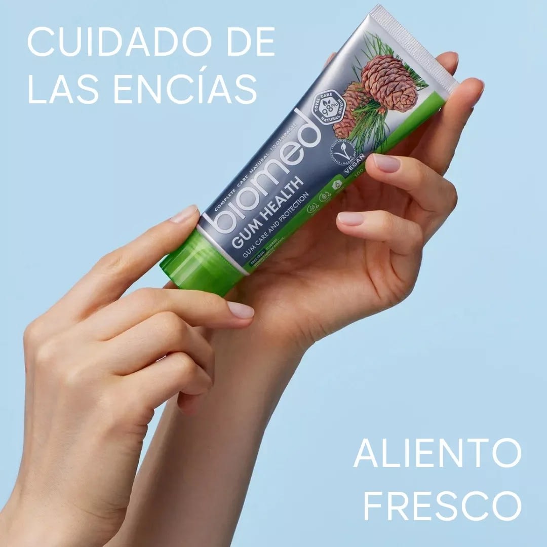 PASTA DENTAL VEGANA SIN FLUOR BIOMED GUM HEALTH 100 G2