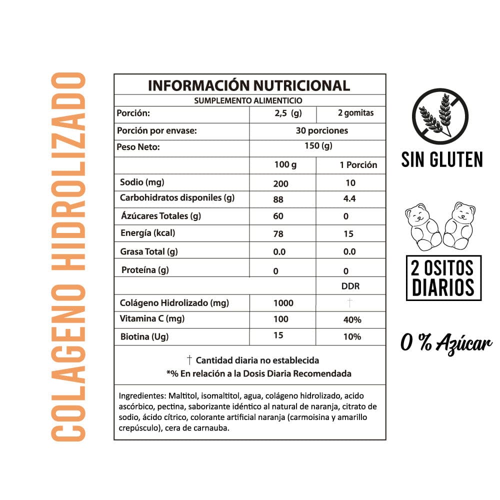 COLAGENO HIDROLIZADO 60 GOMITAS3