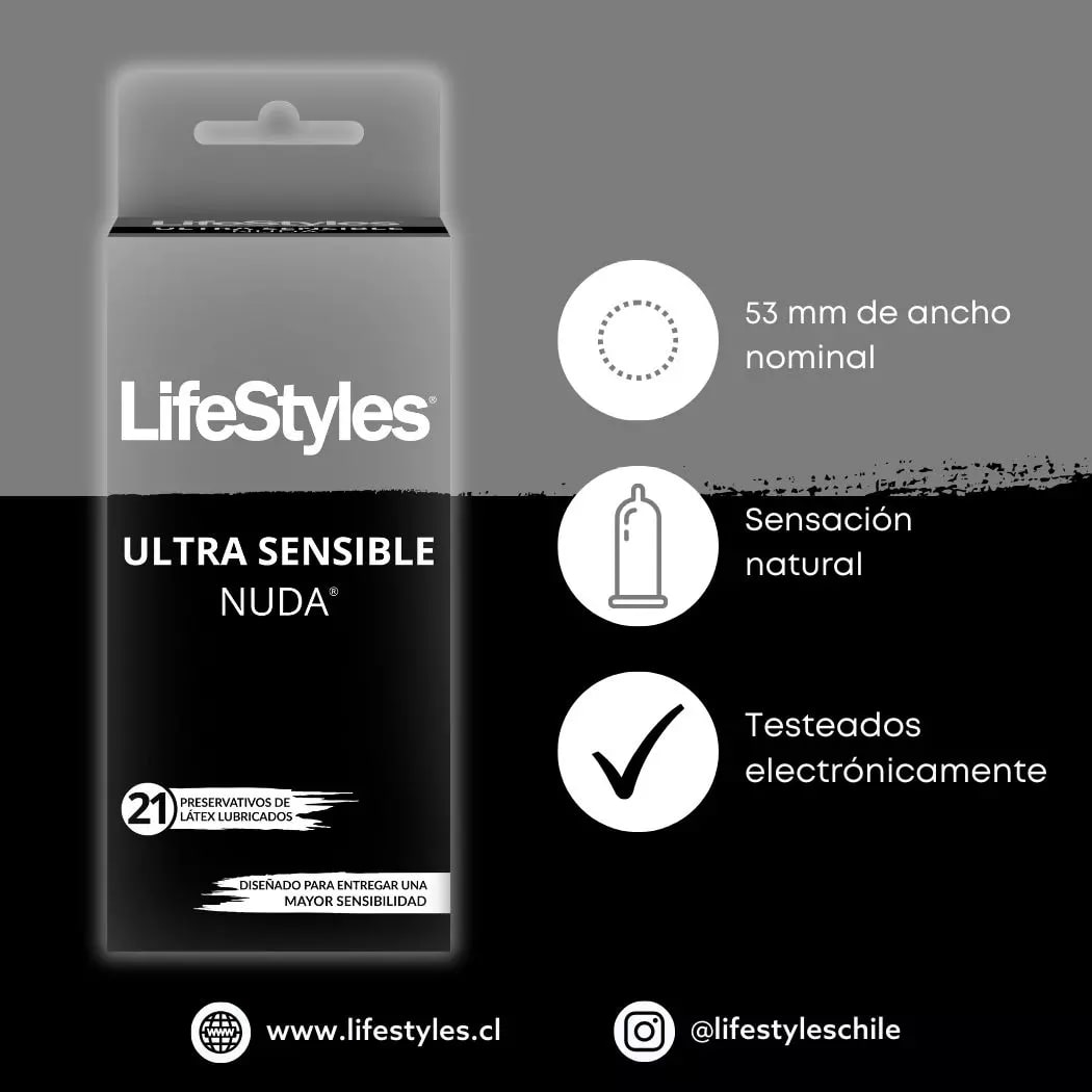 CONDONES LIFESTYLES NUDA 21 UNIDADES1