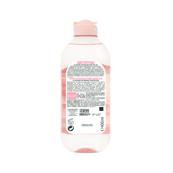 GARNIER AGUA MICELAR DE ROSAS SKIN ACTIVE 400 ML3