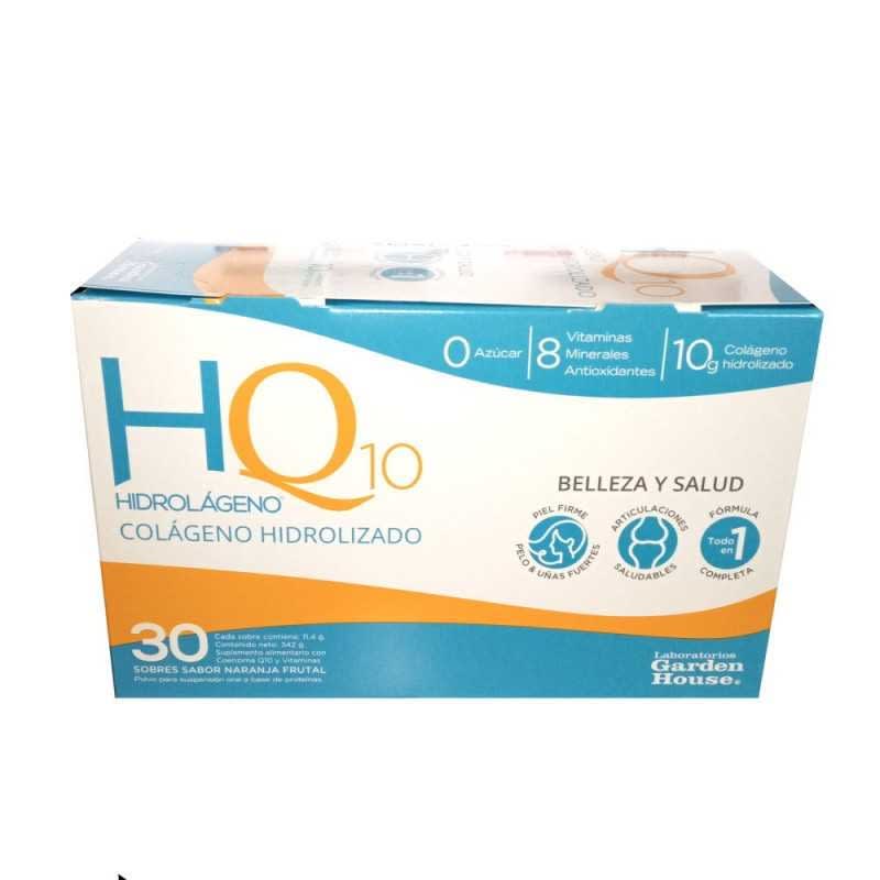 COLAHGENO HIDROLIZADO HIDROLAGENO Q10 30 SOBRES SABOR NARANJA 1